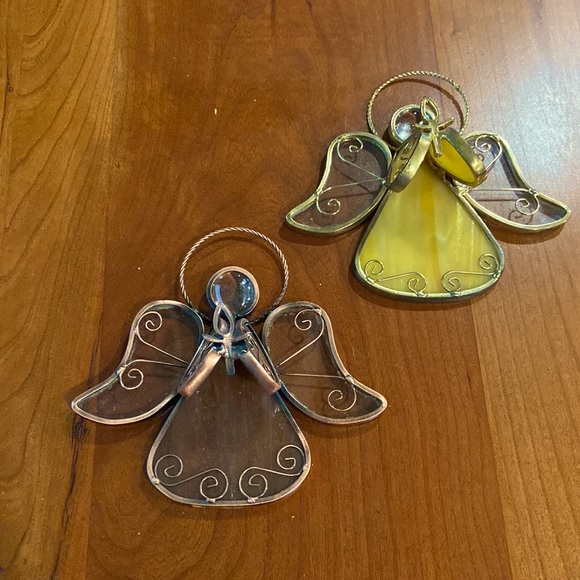 Set of two Stained Glass Angels - Picture 3 of 6